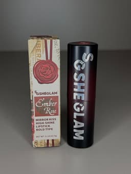 SHEGLAM Ember Rose Mirror Kiss High-Shine Lipstick 1